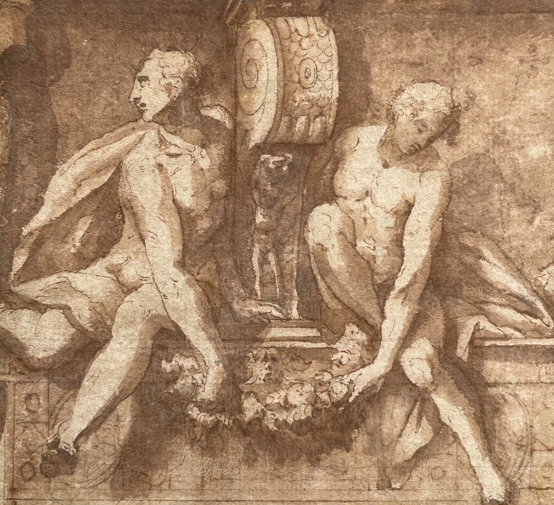 Biagio Pupini, a rare Renaissance drawing circa 1535